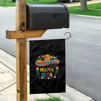 Mama Cita Garden Flag Cinco De Mayo Mexican Mom Flower Sombrero