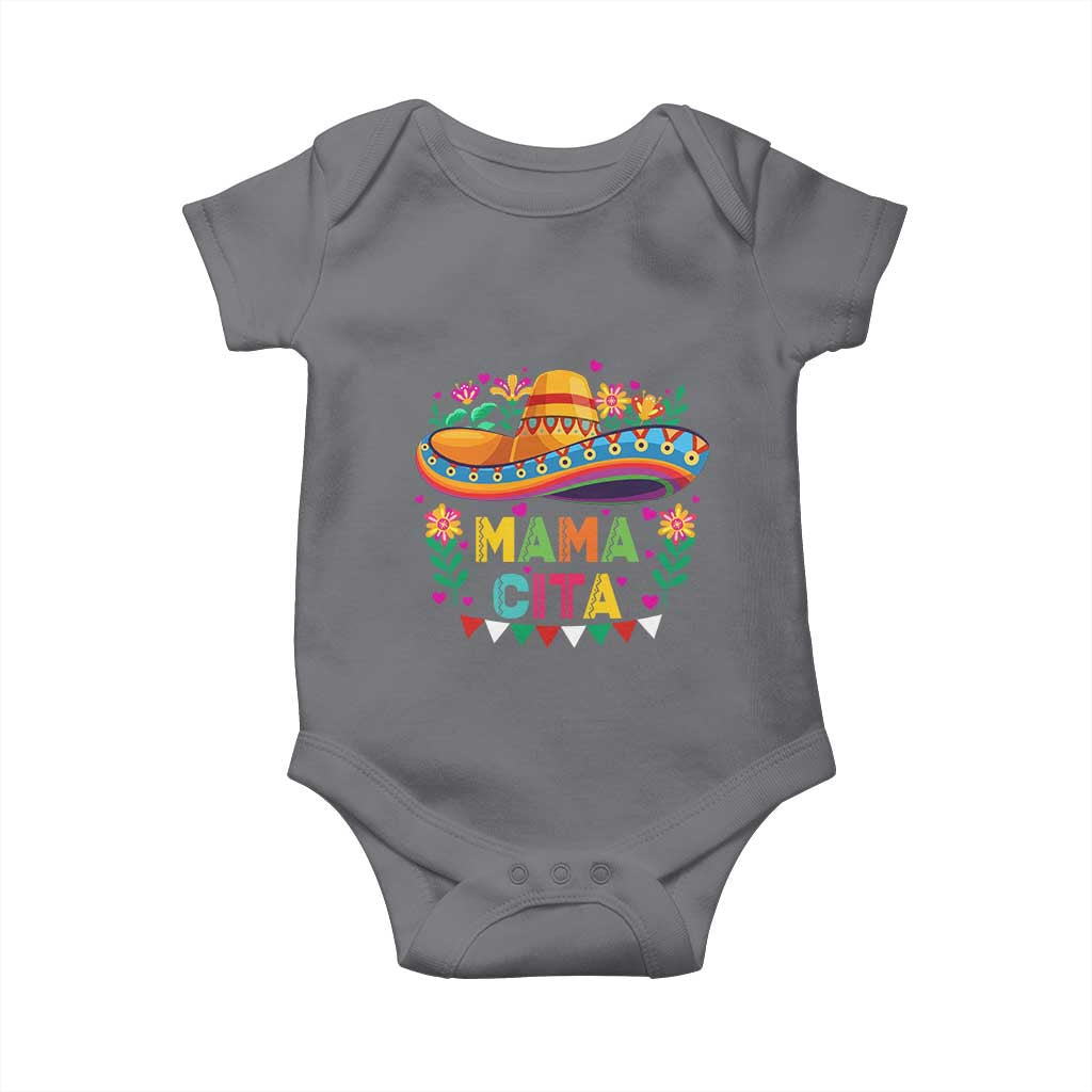 Mama Cita Baby Onesie Cinco De Mayo Mexican Mom Flower Sombrero