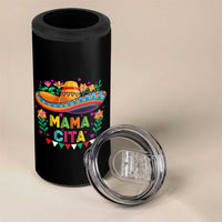 Mama Cita 4 in 1 Can Cooler Tumbler Cinco De Mayo Mexican Mom Flower Sombrero
