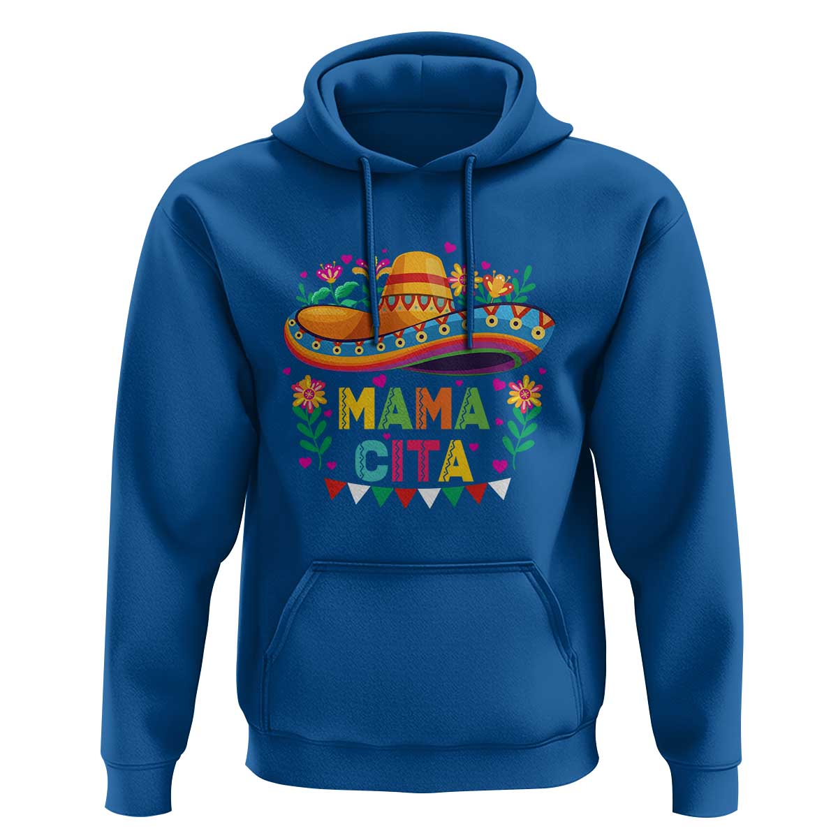 Mama Cita Hoodie Cinco De Mayo Mexican Mom Flower Sombrero