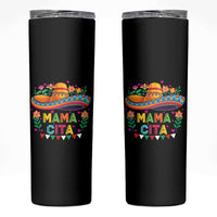 Mama Cita Skinny Tumbler Cinco De Mayo Mexican Mom Flower Sombrero