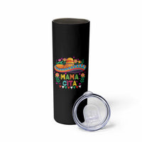 Mama Cita Skinny Tumbler Cinco De Mayo Mexican Mom Flower Sombrero