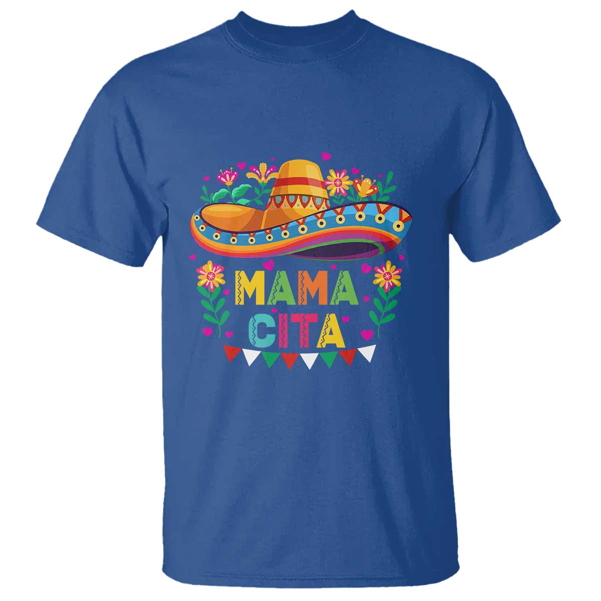 Mama Cita T Shirt Cinco De Mayo Mexican Mom Flower Sombrero
