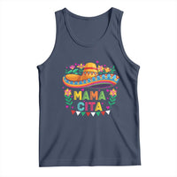 Mama Cita Tank Top Cinco De Mayo Mexican Mom Flower Sombrero