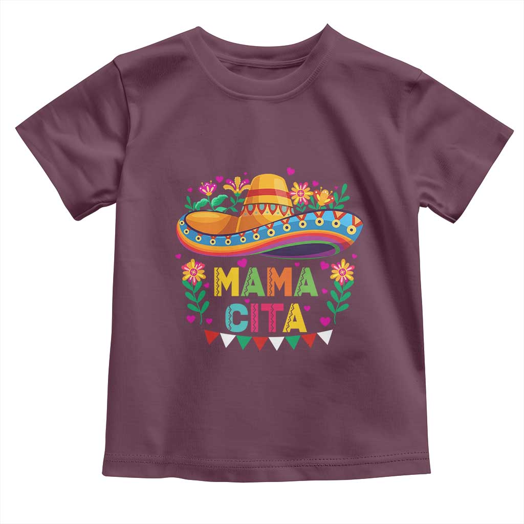 Mama Cita Toddler T Shirt Cinco De Mayo Mexican Mom Flower Sombrero