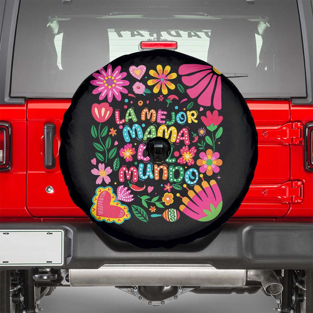 La Mejor Mama Del Mundo Spare Tire Cover Dia de las Madres Regalo Gift
