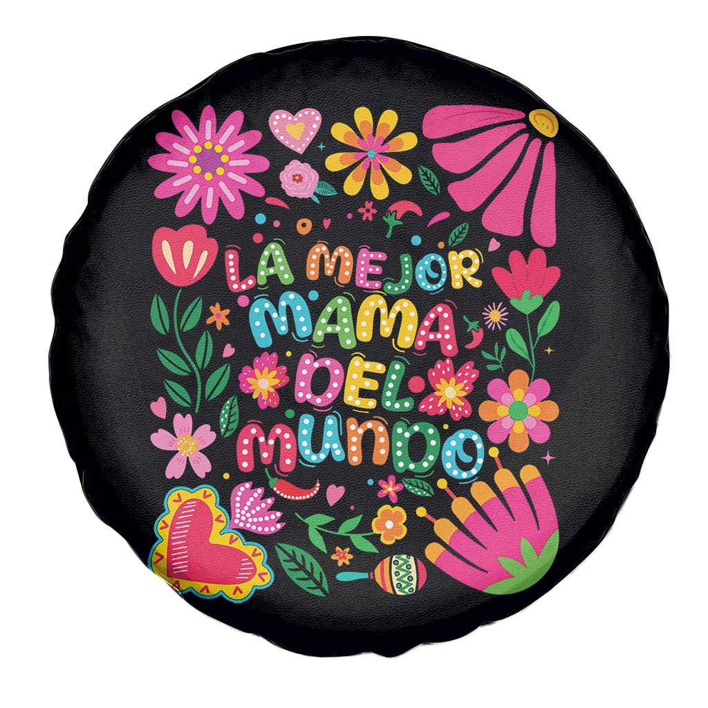 La Mejor Mama Del Mundo Spare Tire Cover Dia de las Madres Regalo Gift