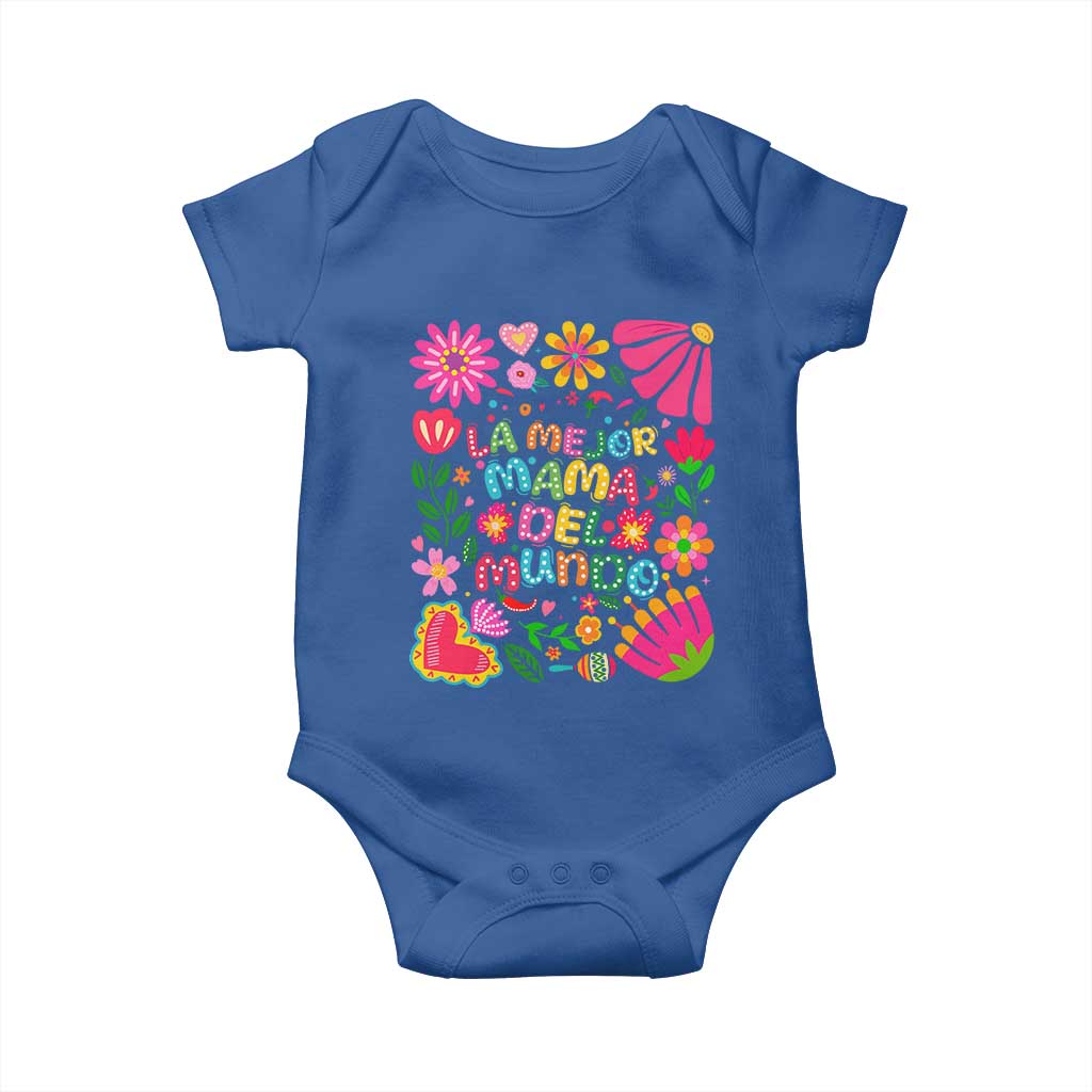 La Mejor Mama Del Mundo Baby Onesie Dia de las Madres Regalo Gift