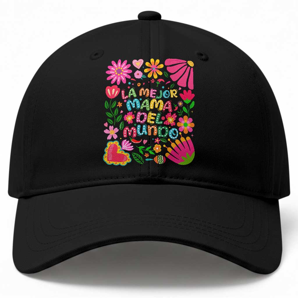 La Mejor Mama Del Mundo Baseball Cap Dia de las Madres Regalo Gift