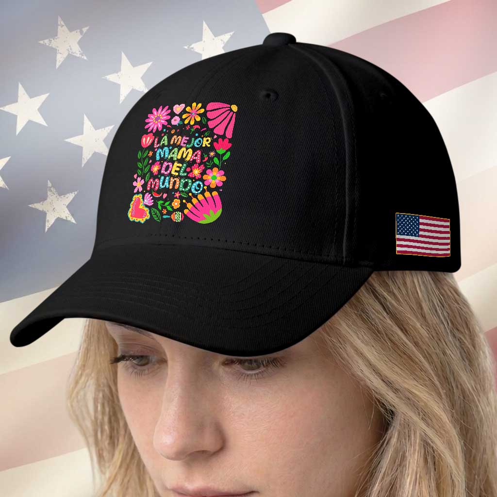 La Mejor Mama Del Mundo Baseball Cap Dia de las Madres Regalo Gift