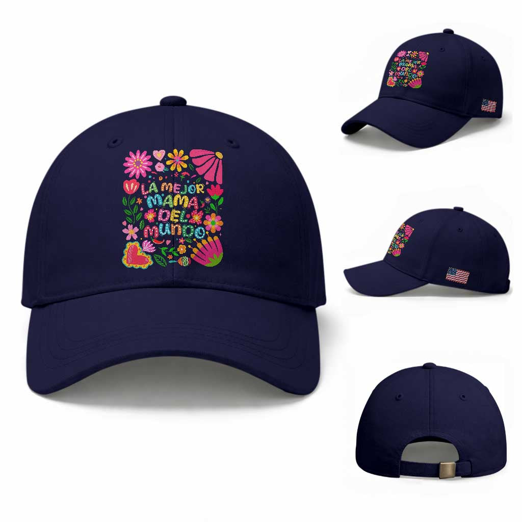 La Mejor Mama Del Mundo Baseball Cap Dia de las Madres Regalo Gift