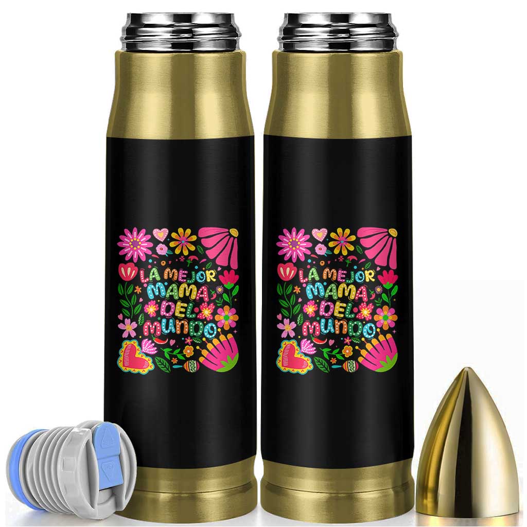 La Mejor Mama Del Mundo Bullet Tumbler Dia de las Madres Regalo Gift