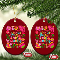 La Mejor Mama Del Mundo Ceramic Ornament Dia de las Madres Regalo Gift