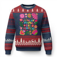 La Mejor Mama Del Mundo Ugly Christmas Sweater Dia de las Madres Regalo Gift
