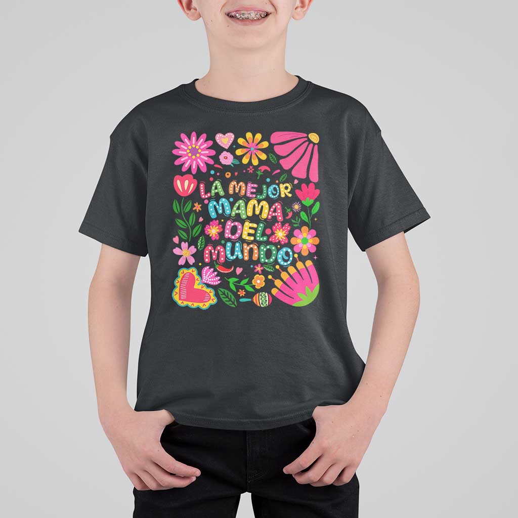 La Mejor Mama Del Mundo T Shirt For Kid Dia de las Madres Regalo Gift