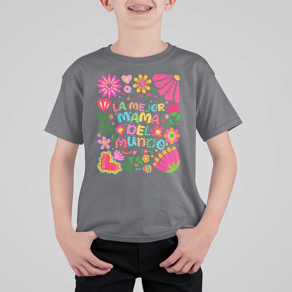 La Mejor Mama Del Mundo T Shirt For Kid Dia de las Madres Regalo Gift