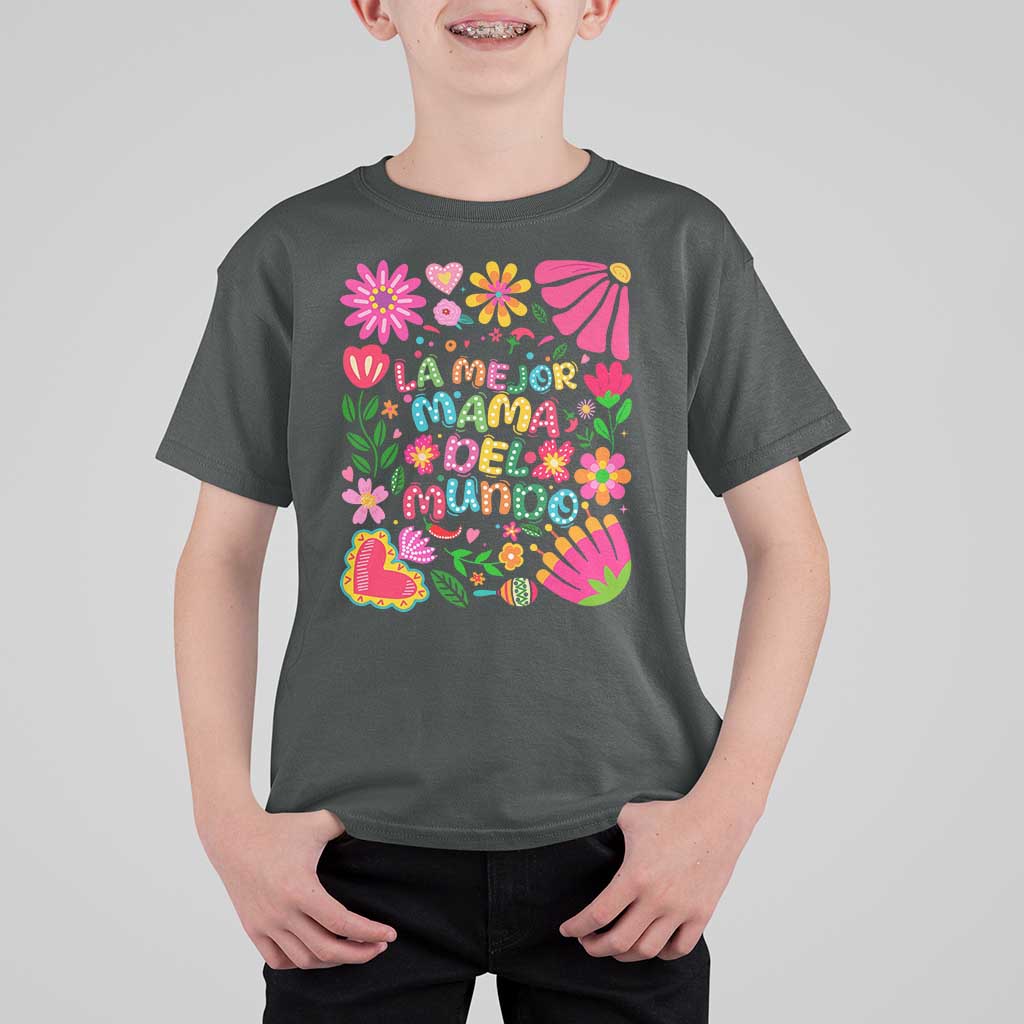 La Mejor Mama Del Mundo T Shirt For Kid Dia de las Madres Regalo Gift