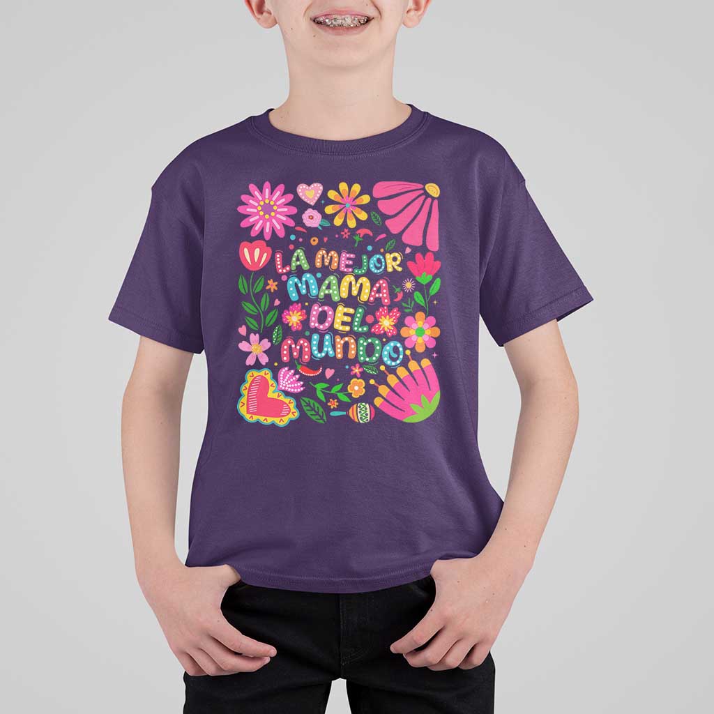 La Mejor Mama Del Mundo T Shirt For Kid Dia de las Madres Regalo Gift