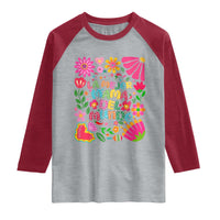 La Mejor Mama Del Mundo Raglan Shirt Dia de las Madres Regalo Gift