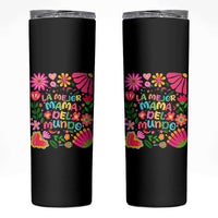 La Mejor Mama Del Mundo Skinny Tumbler Dia de las Madres Regalo Gift
