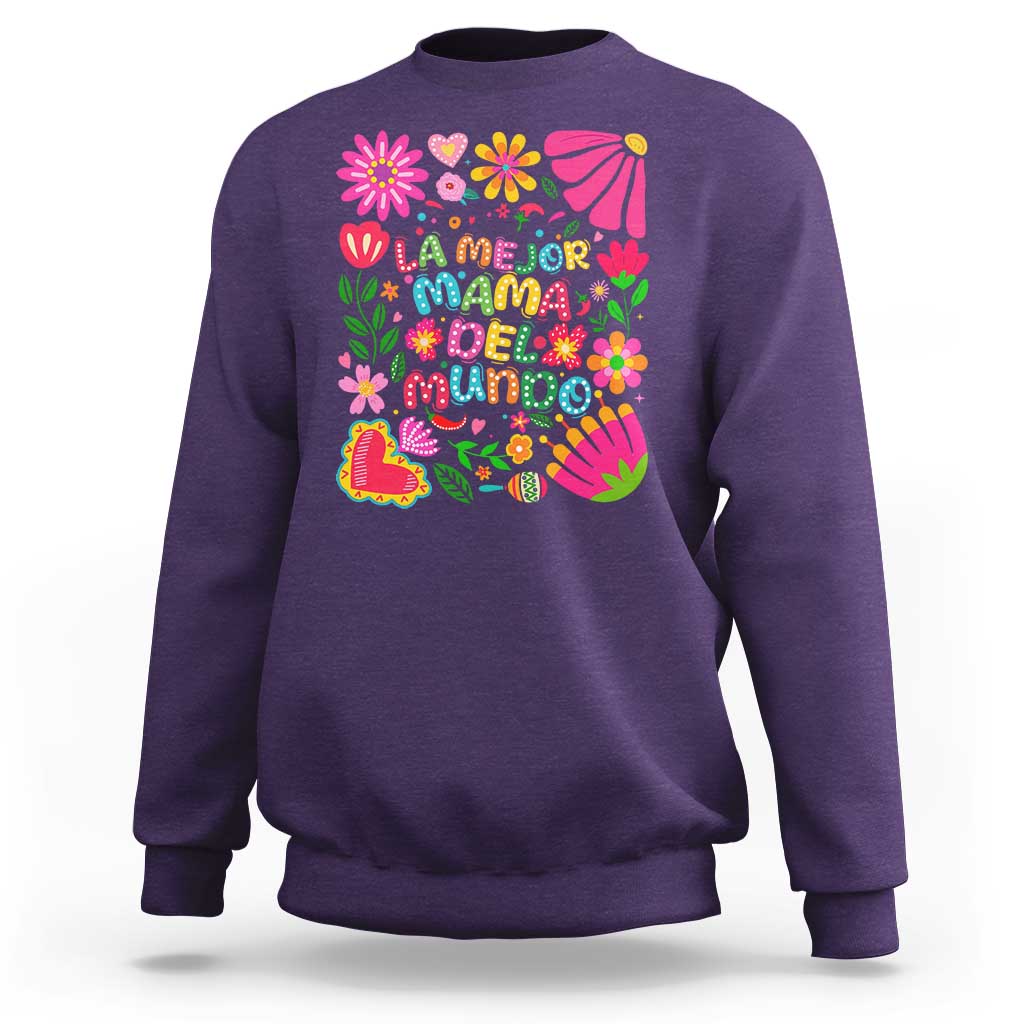 La Mejor Mama Del Mundo Sweatshirt Dia de las Madres Regalo Gift