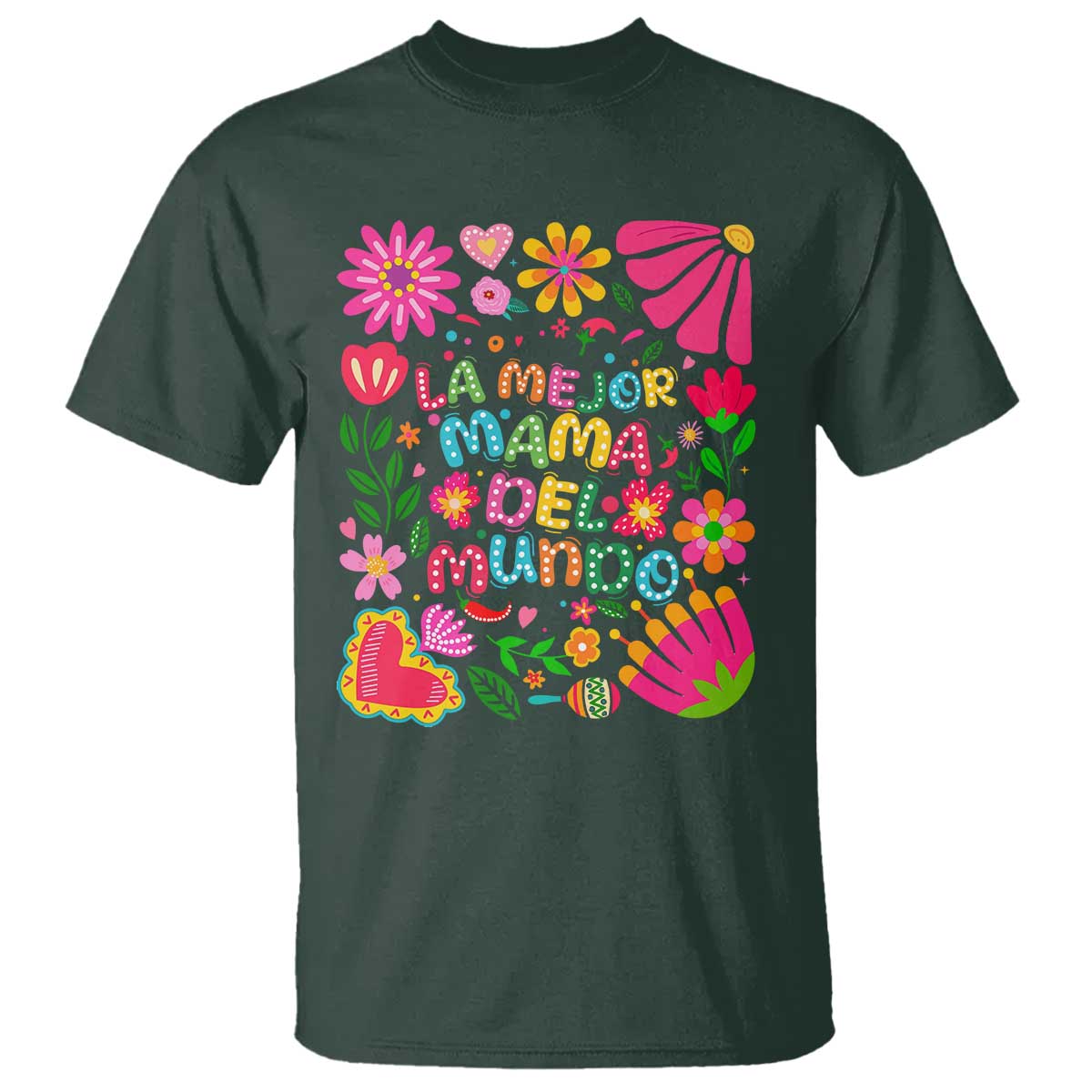 La Mejor Mama Del Mundo T Shirt Dia de las Madres Regalo Gift
