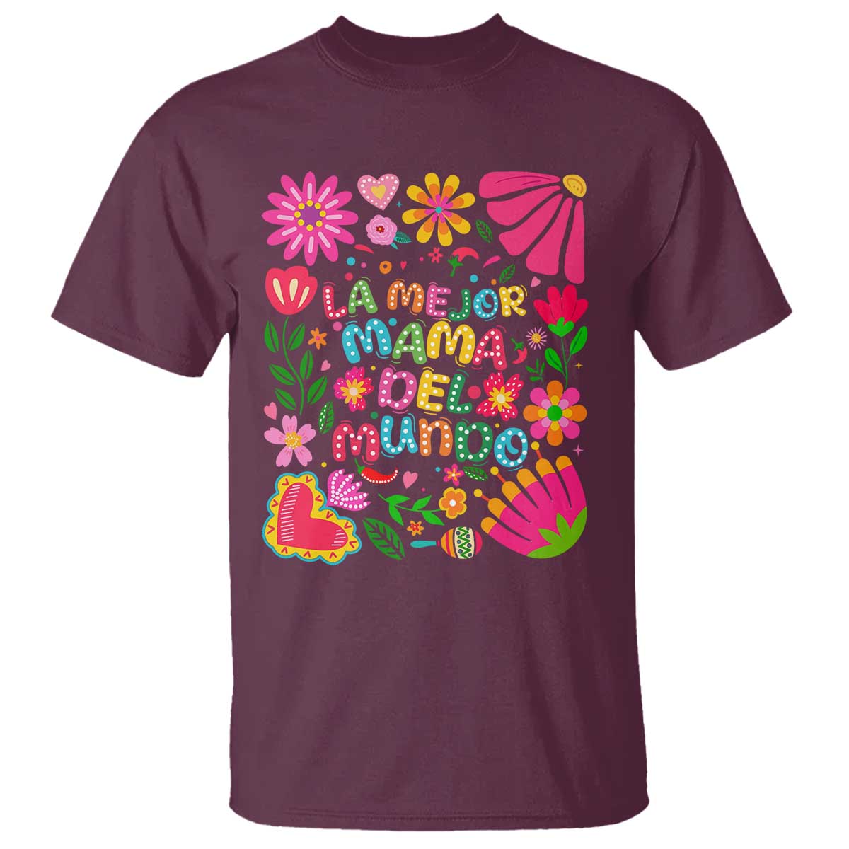 La Mejor Mama Del Mundo T Shirt Dia de las Madres Regalo Gift