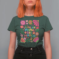 La Mejor Mama Del Mundo T Shirt For Women Dia de las Madres Regalo Gift