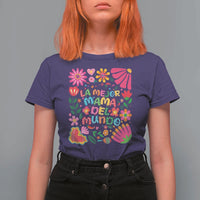 La Mejor Mama Del Mundo T Shirt For Women Dia de las Madres Regalo Gift