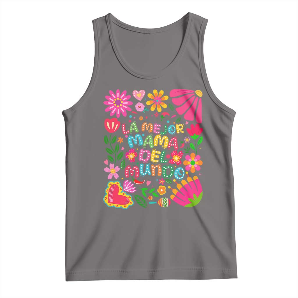 La Mejor Mama Del Mundo Tank Top Dia de las Madres Regalo Gift