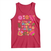 La Mejor Mama Del Mundo Tank Top Dia de las Madres Regalo Gift