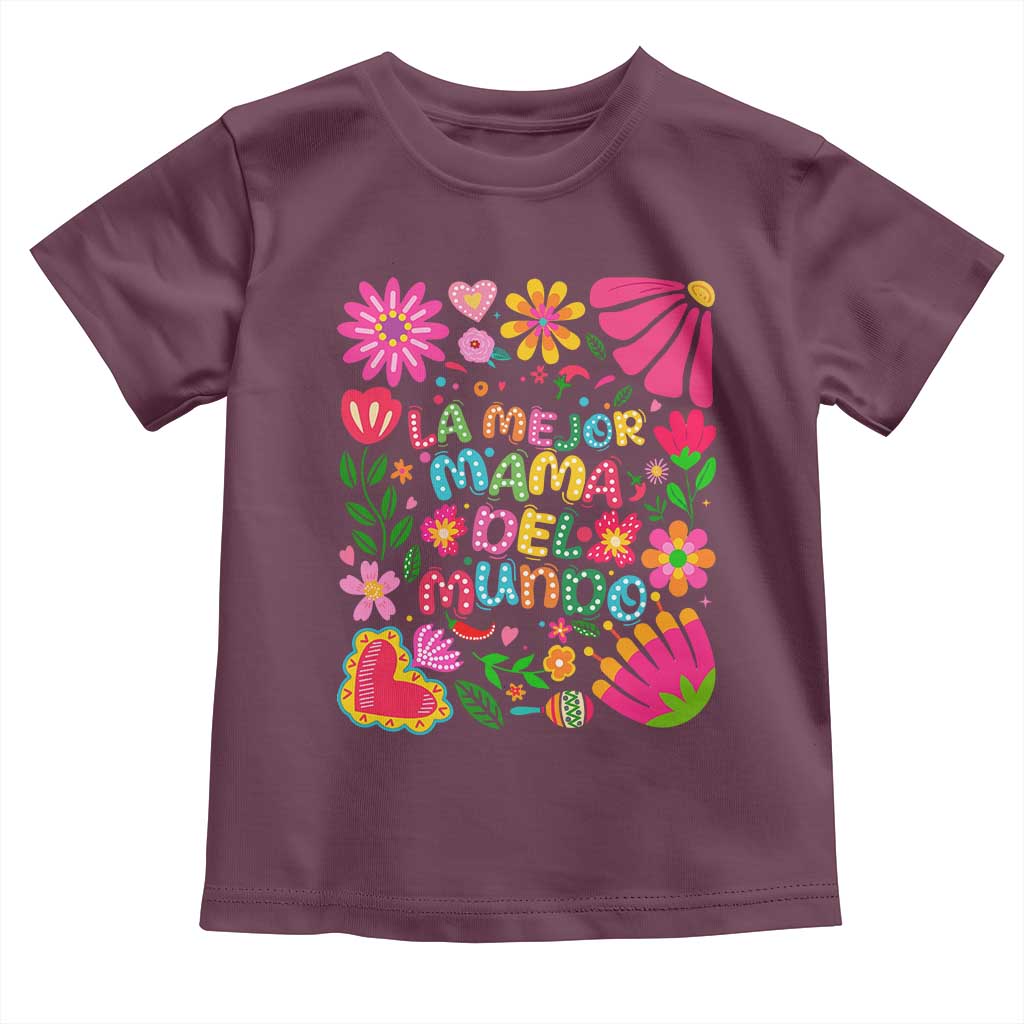 La Mejor Mama Del Mundo Toddler T Shirt Dia de las Madres Regalo Gift