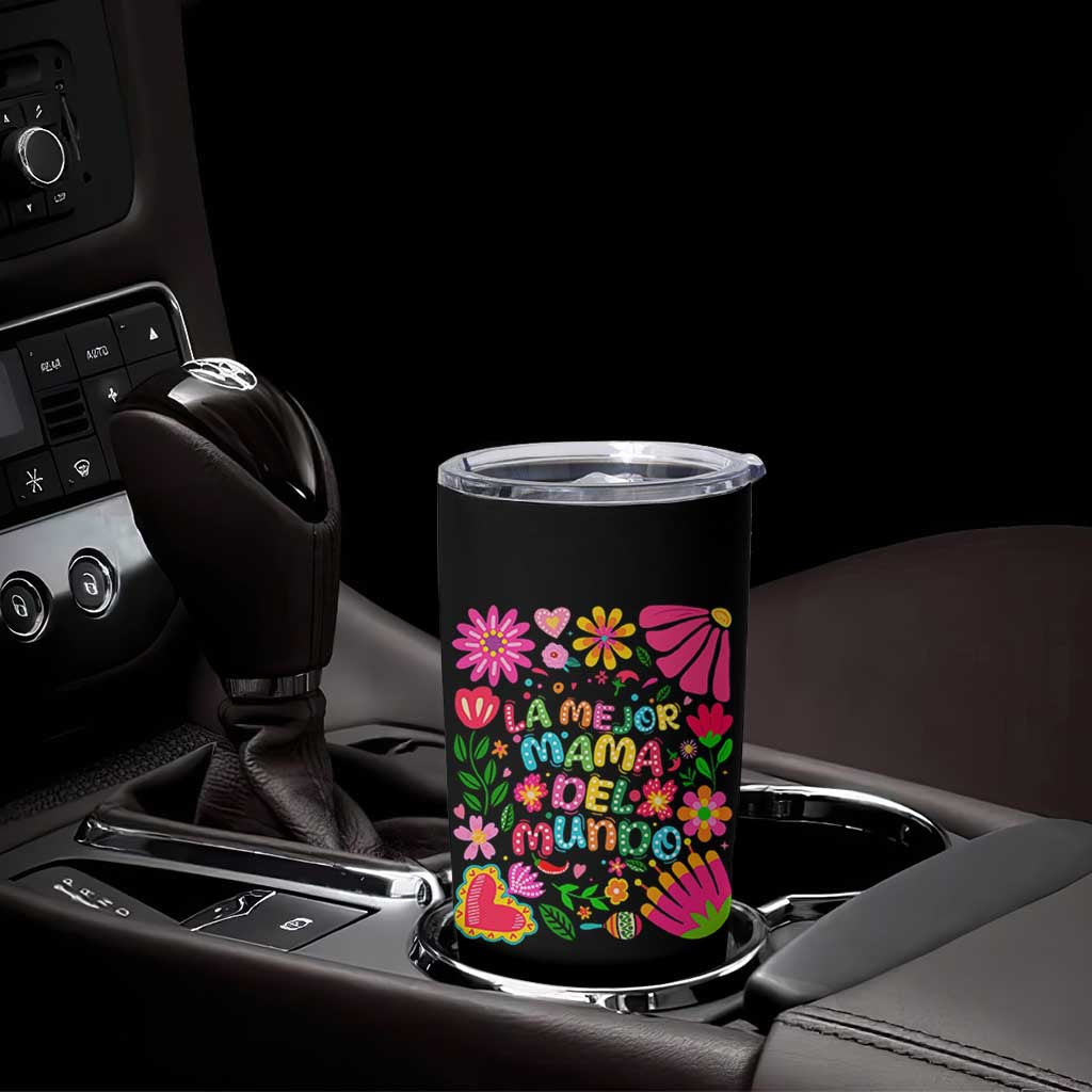 La Mejor Mama Del Mundo Tumbler Cup Dia de las Madres Regalo Gift