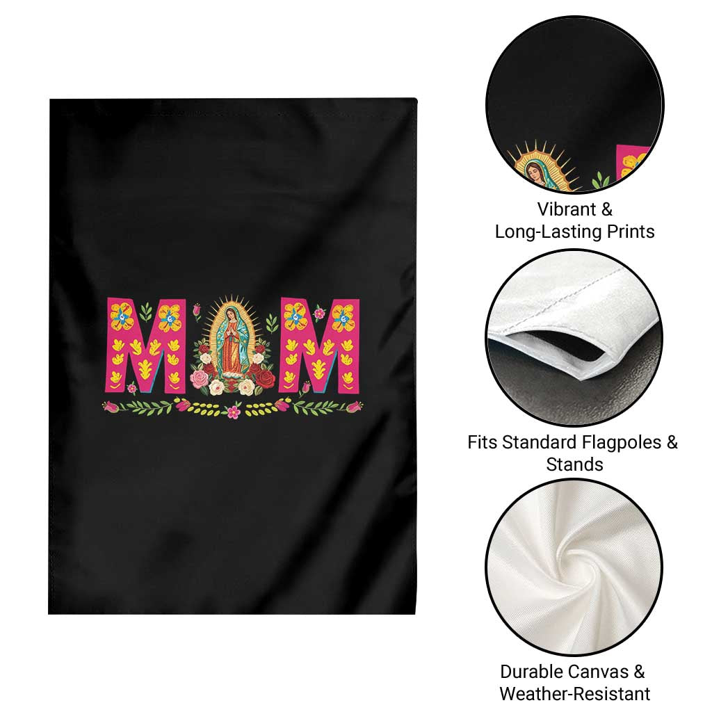 Virgen de Guadalupe Garden Flag Mexican Heritage Mom Mother’s Day Gift