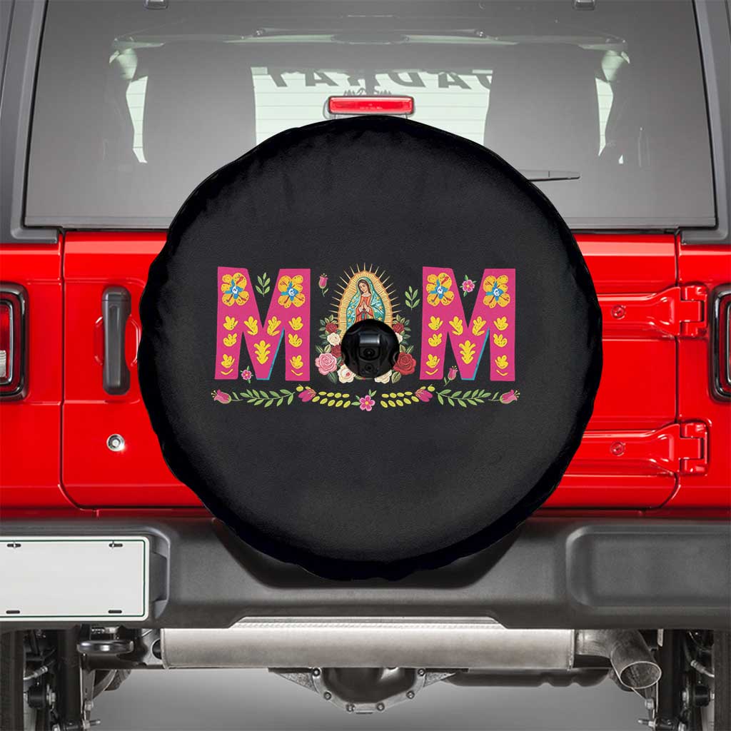Virgen de Guadalupe Spare Tire Cover Mexican Heritage Mom Mother’s Day Gift