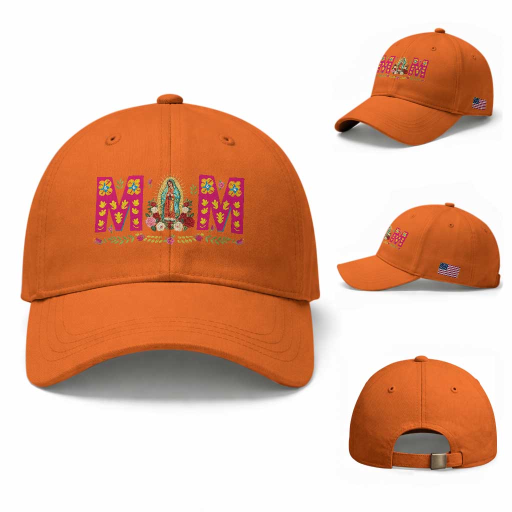 Virgen de Guadalupe Baseball Cap Mexican Heritage Mom Mother’s Day Gift