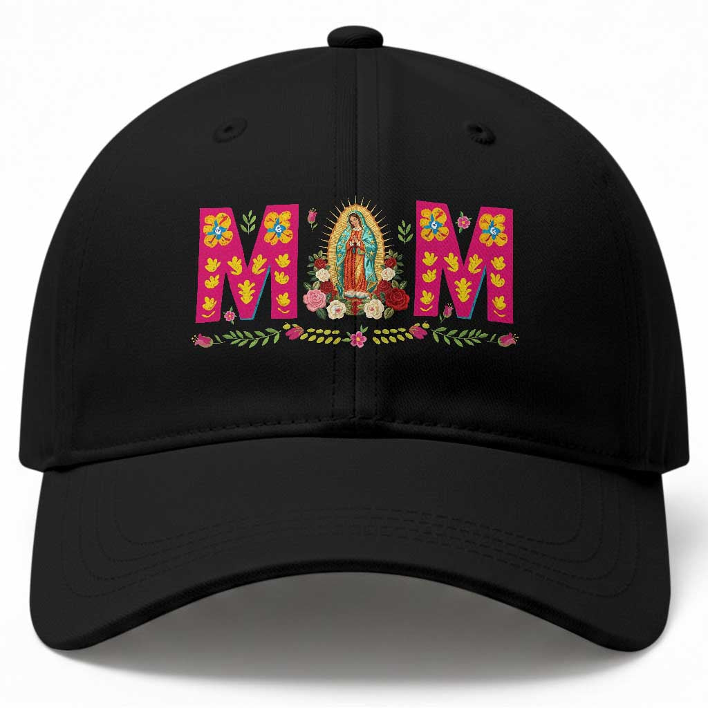 Virgen de Guadalupe Baseball Cap Mexican Heritage Mom Mother’s Day Gift