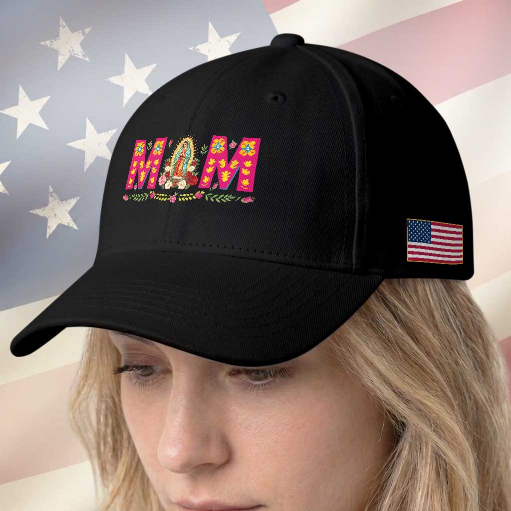 Virgen de Guadalupe Baseball Cap Mexican Heritage Mom Mother’s Day Gift