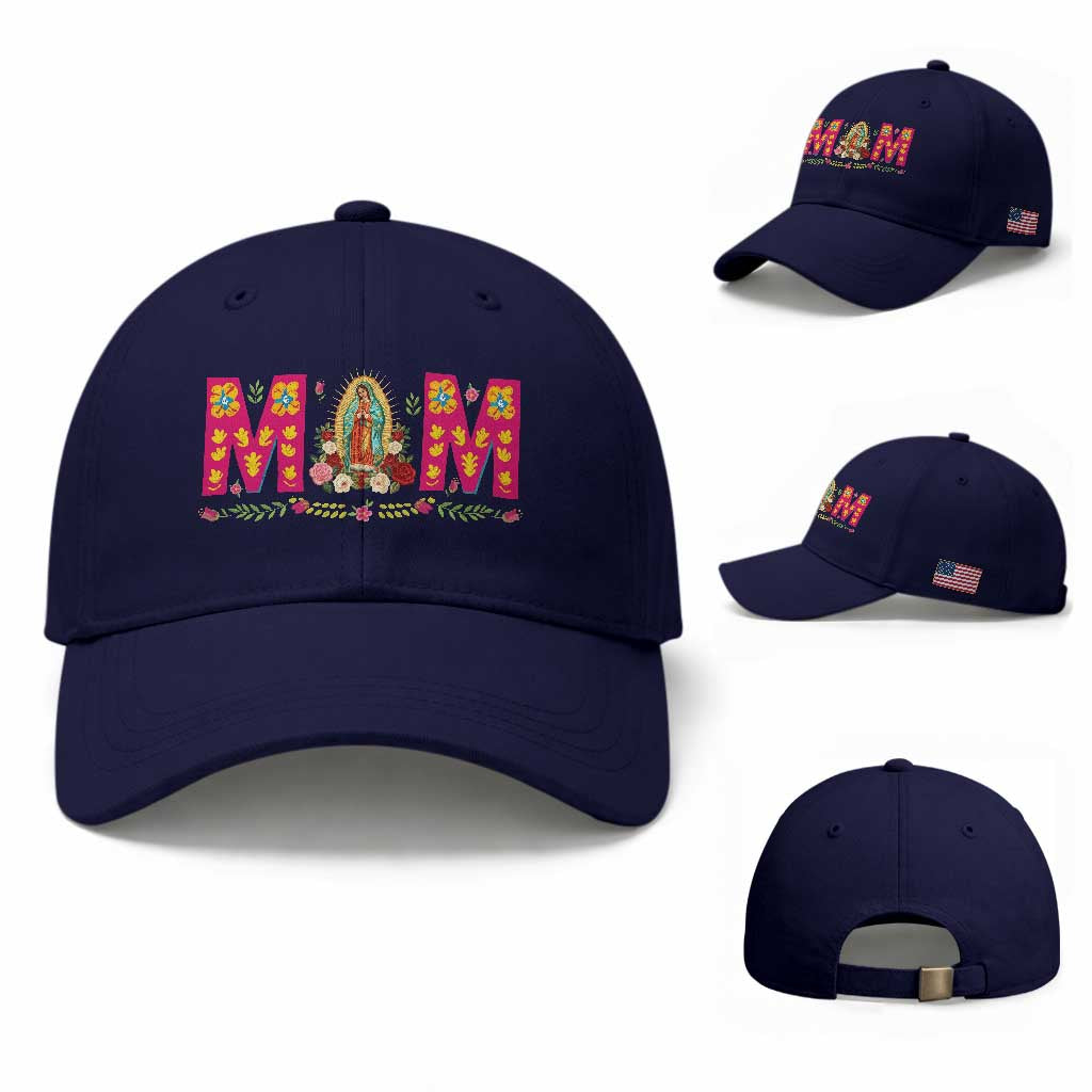 Virgen de Guadalupe Baseball Cap Mexican Heritage Mom Mother’s Day Gift