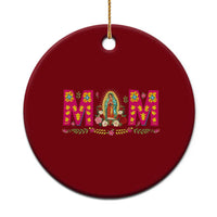 Virgen de Guadalupe Ceramic Ornament Mexican Heritage Mom Mother’s Day Gift