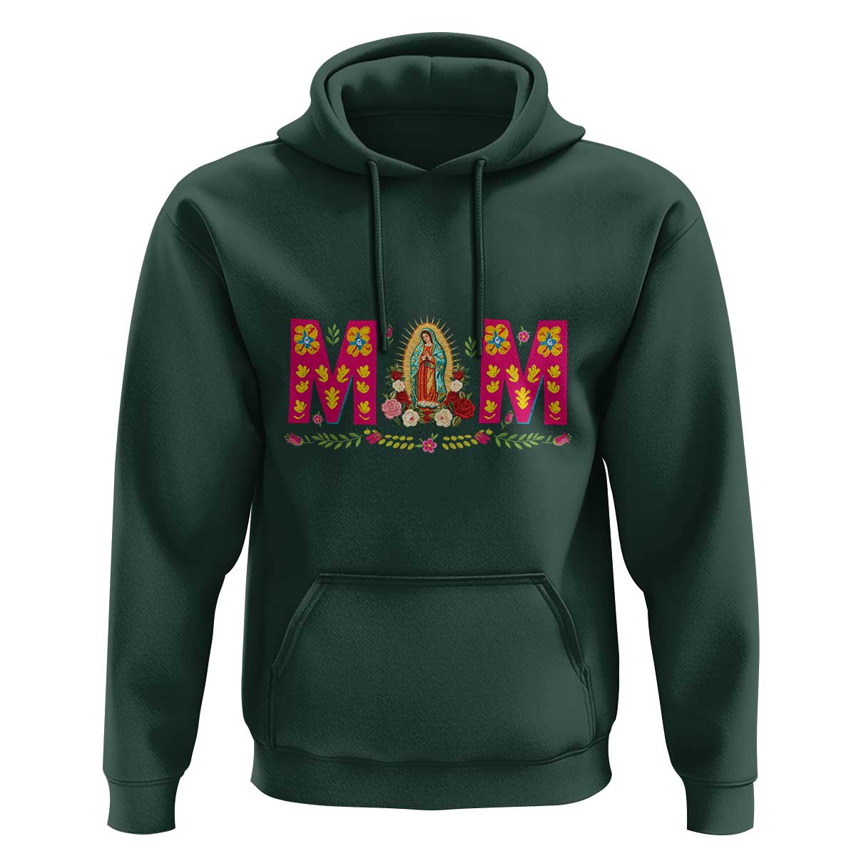 Virgen de Guadalupe Hoodie Mexican Heritage Mom Mother’s Day Gift