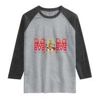 Virgen de Guadalupe Raglan Shirt Mexican Heritage Mom Mother’s Day Gift