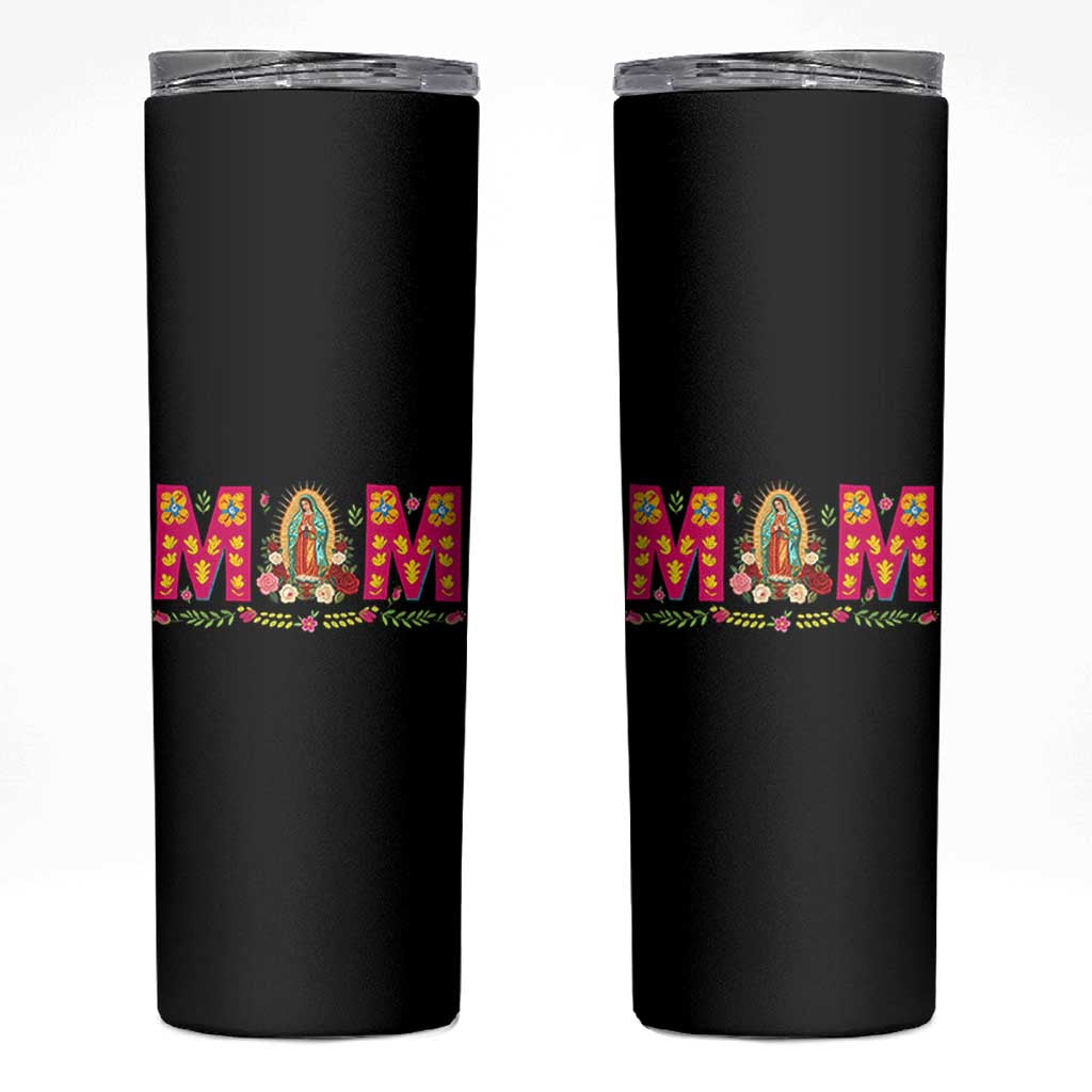 Virgen de Guadalupe Skinny Tumbler Mexican Heritage Mom Mother’s Day Gift