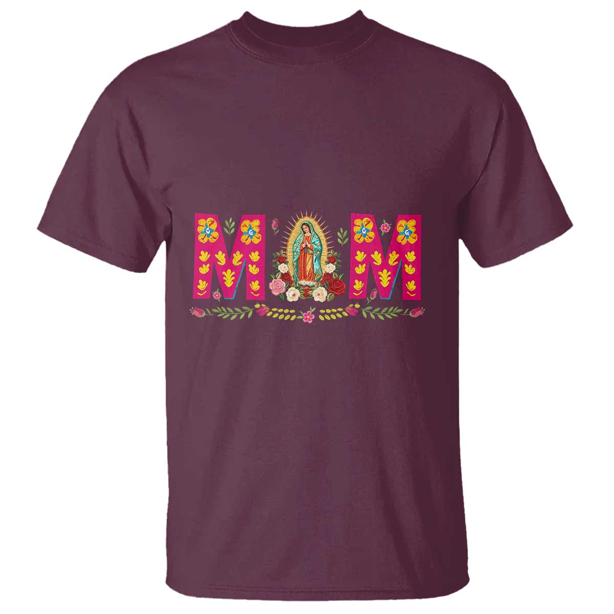 Virgen de Guadalupe T Shirt Mexican Heritage Mom Mother’s Day Gift
