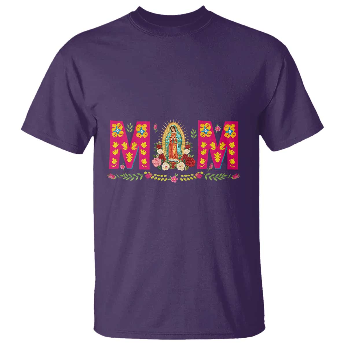 Virgen de Guadalupe T Shirt Mexican Heritage Mom Mother’s Day Gift