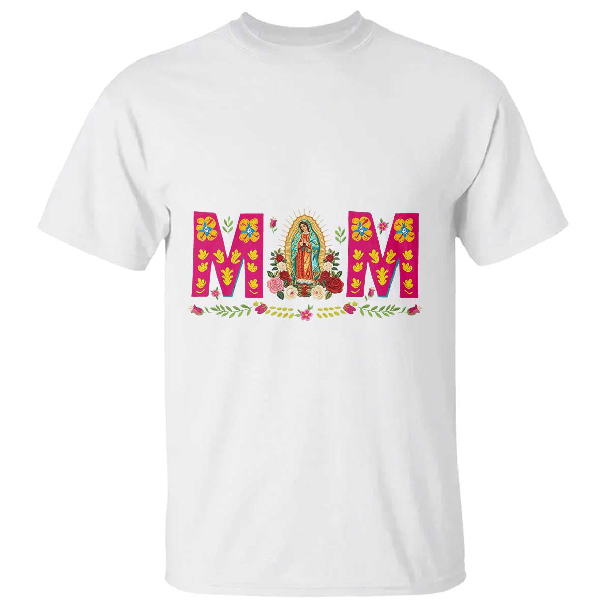Virgen de Guadalupe T Shirt Mexican Heritage Mom Mother’s Day Gift