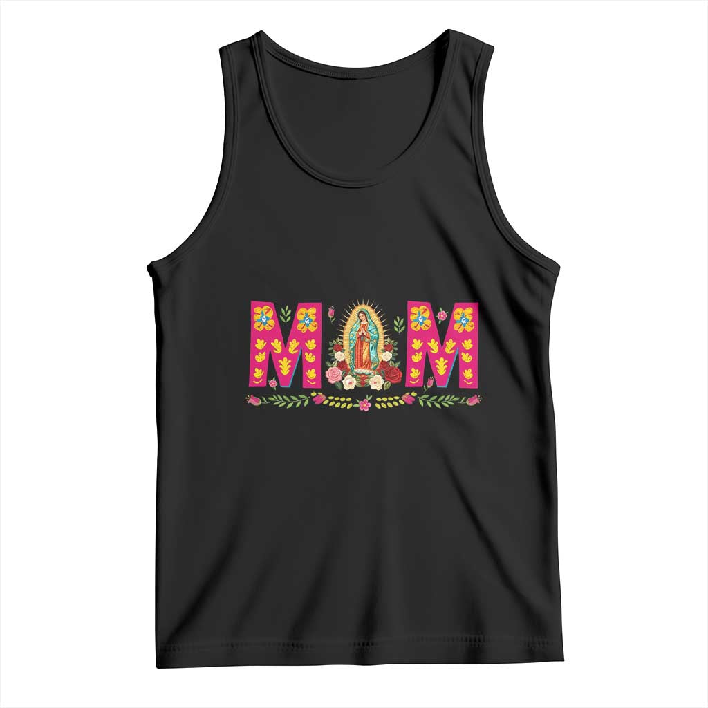 Virgen de Guadalupe Tank Top Mexican Heritage Mom Mother’s Day Gift