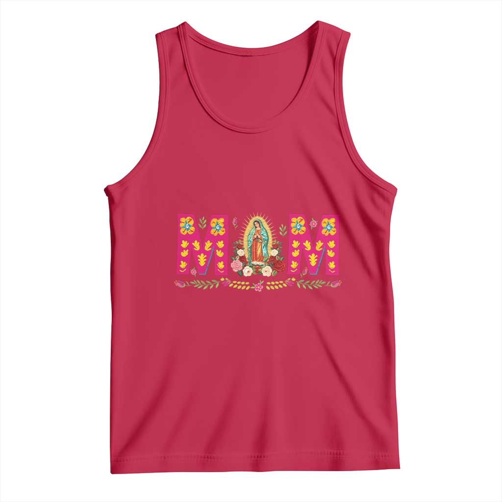 Virgen de Guadalupe Tank Top Mexican Heritage Mom Mother’s Day Gift
