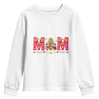 Virgen de Guadalupe Youth Sweatshirt Mexican Heritage Mom Mother’s Day Gift