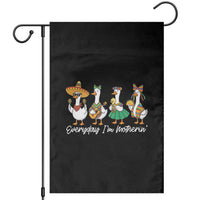 Everyday I'm Motherin Garden Flag Cinco De Mayo Silly Goose Fiesta